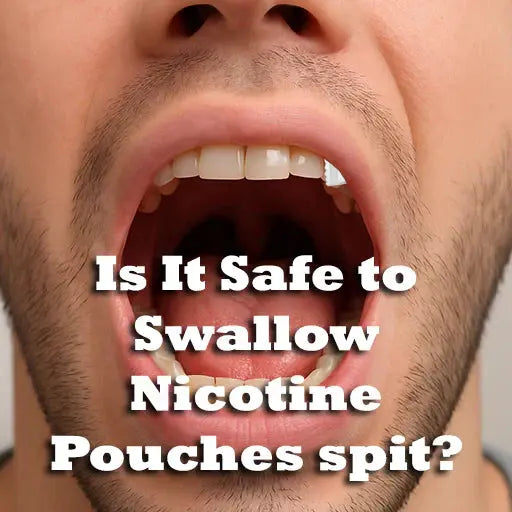 ¿Es seguro tragar la saliva o la bolsita de nicotina?